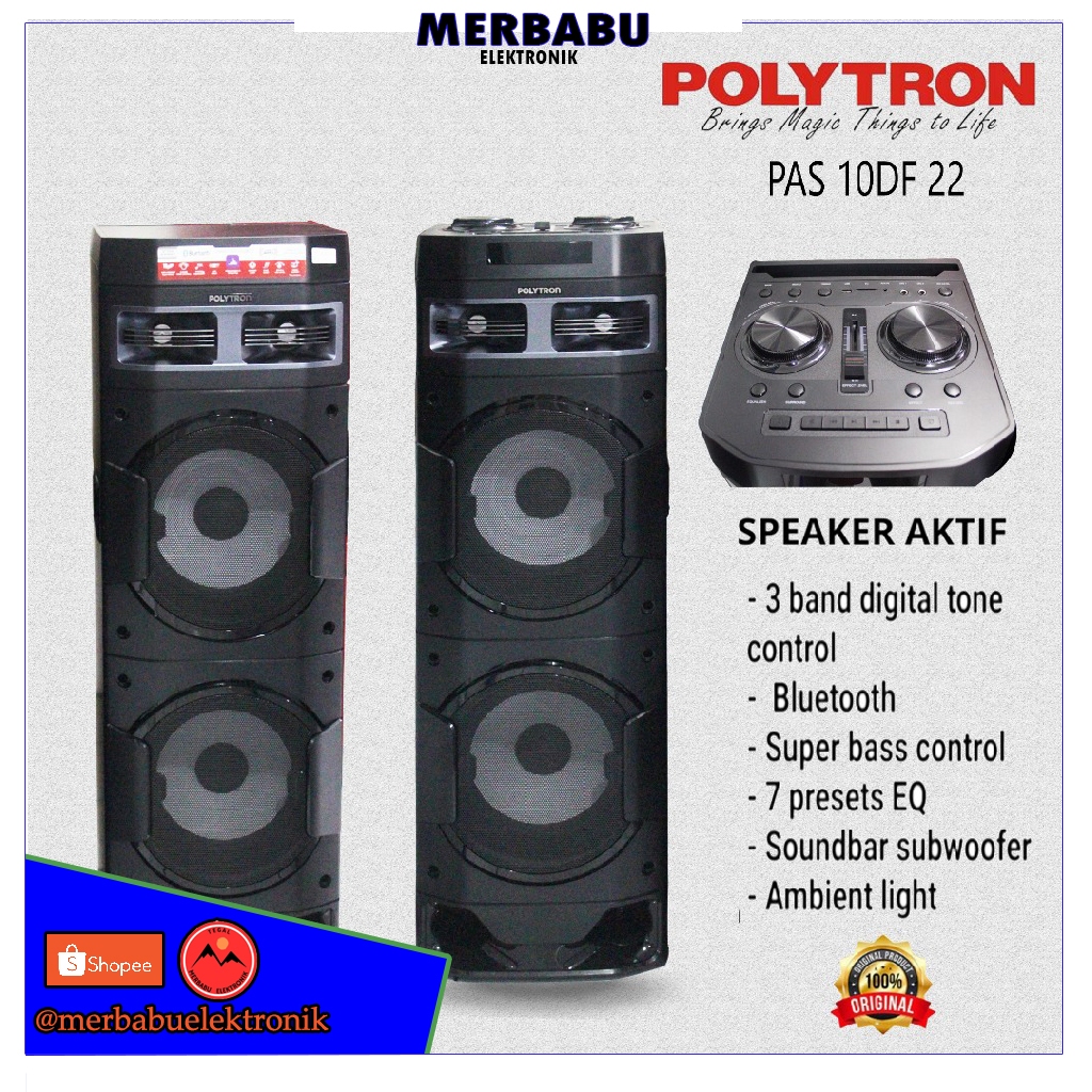 Polytron Active Speaker PAS-10DF22/PAS10DF22