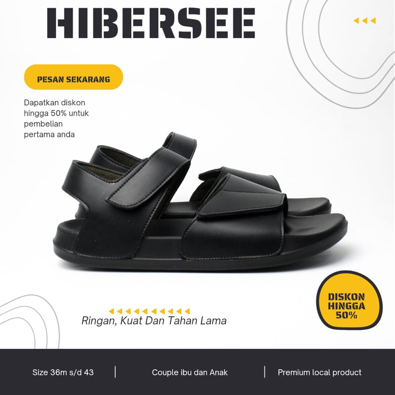 Hibersee - sandal wanita gunung platform
