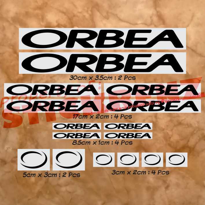 Cutting Sticker Stiker Frame Sepeda Roadbike Orbea 01 Custom