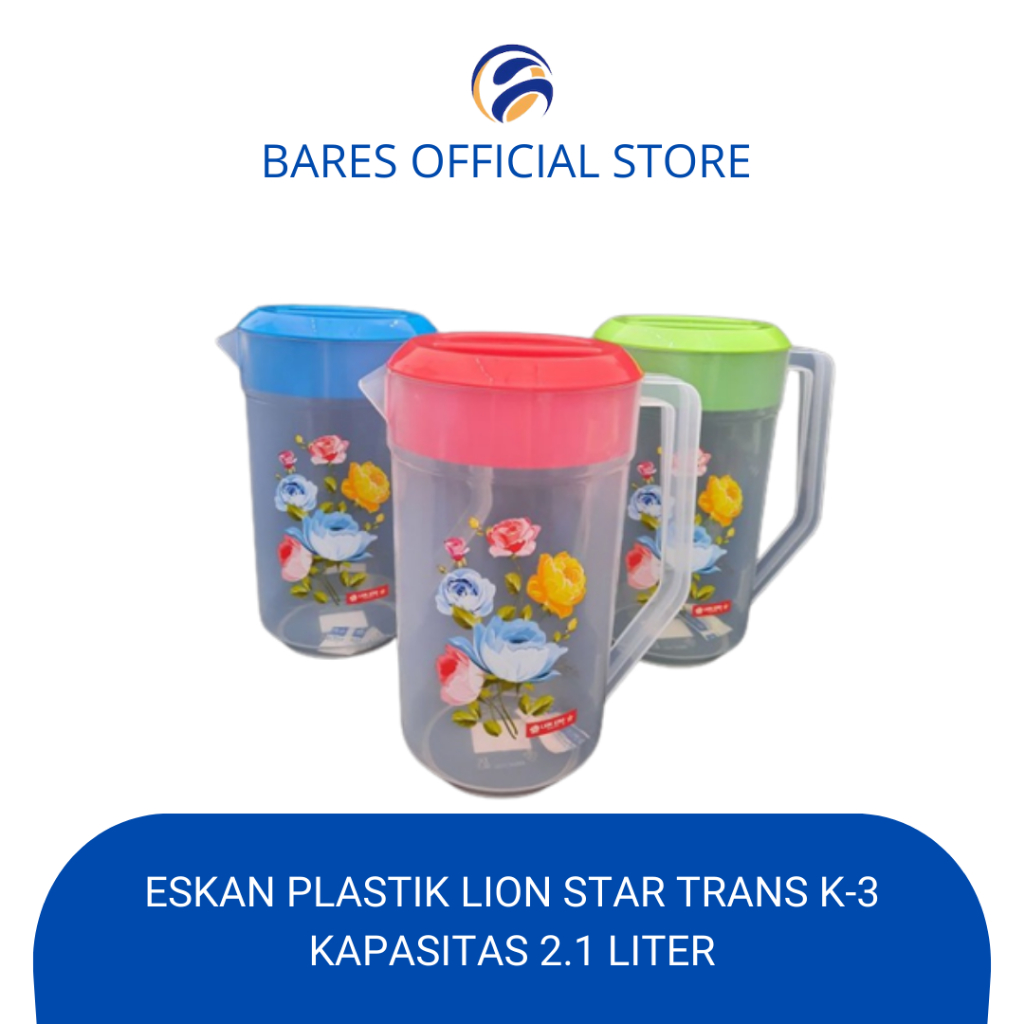 Eskan Ceret Plastik Lion Star Trans K-3 Kapasitas 2.1 Liter