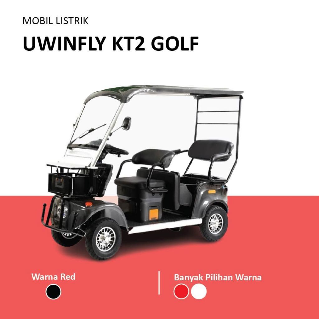 UWINFLY MOTOR LISTRIK  KT2 (Roda 4 n Kanopi 60V20Ah Baterai SLA) (PENGIRIMAN HANYA UNTUK JABODETABEK