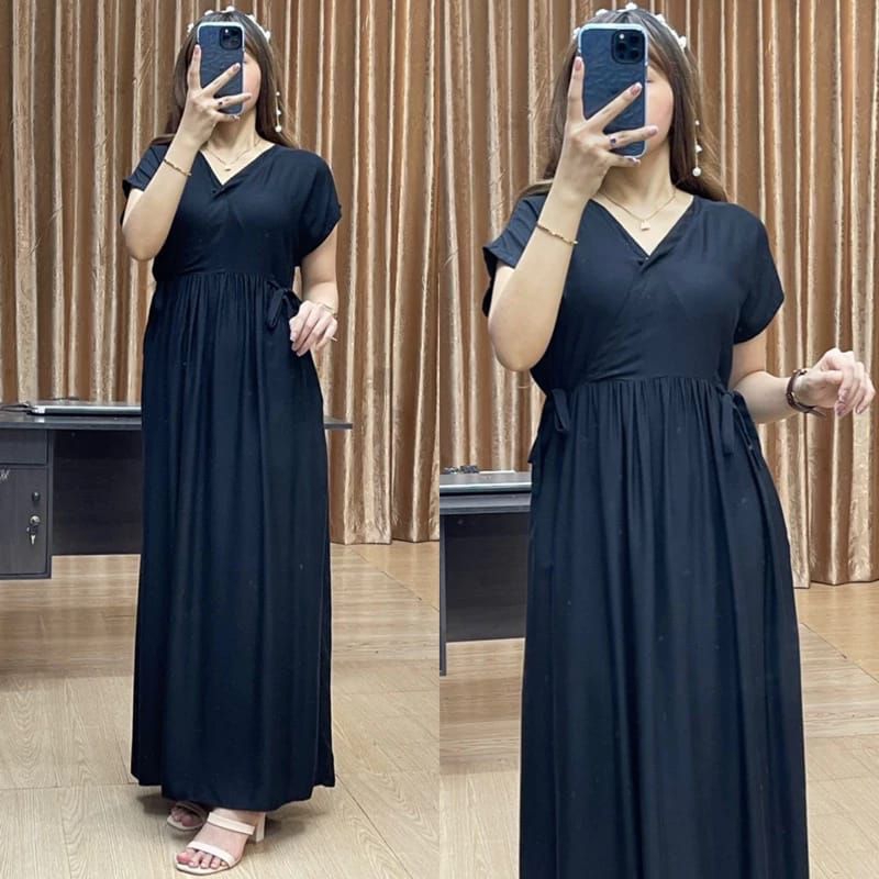 pakaian wanita daster Vera long dress rayon twill/daster kimono rayon twill bussui