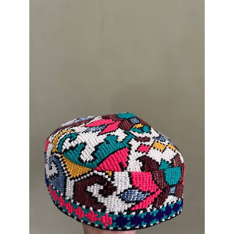 KOPIAH PAKISTAN HAMBAL RAJUT ASLI ORIGINAL