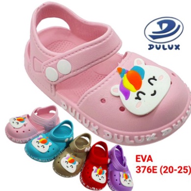DX-376E Sandal Sepatu Anak Perempuan Karakter Unicorn Merek Dulux Ukuran 20-25 [ART.  C7M6]