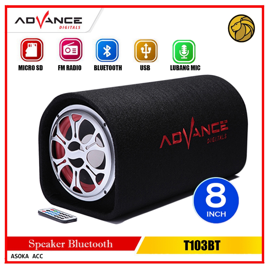 Advance Bluetooth Speaker T103 BT - 8 Inch Model Tabung T103BT