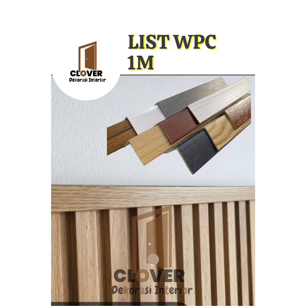List siku L WPC wall panel / penutup wall panel WPC termurah / List WPC 1 M