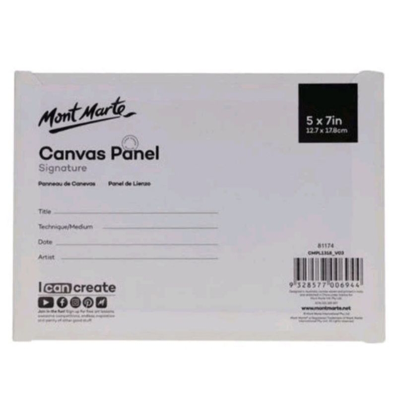 

Mont Marte Canvas Panels Signature 3 Pcs - 12.7 × 17.8 Cm.