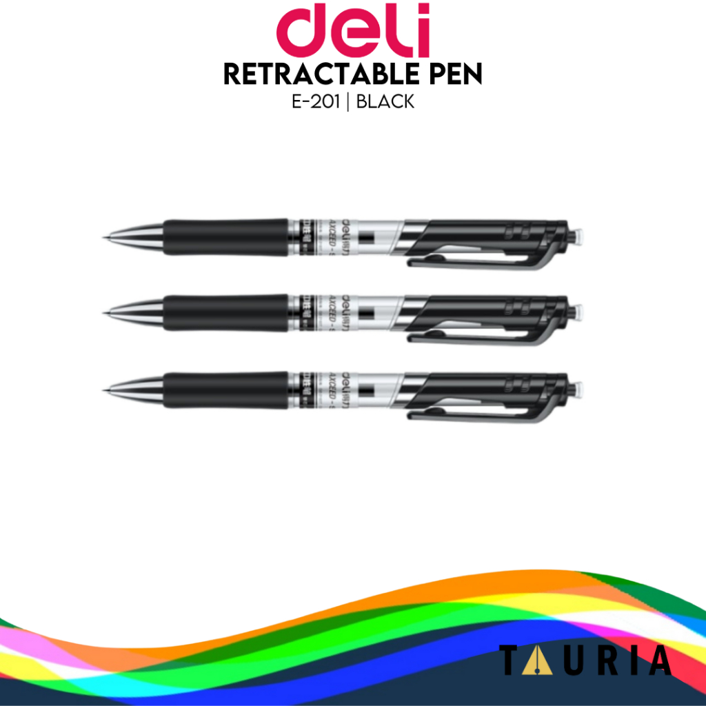 

PEN PENA BALLPOINT PULPEN GEL 0.5 DELI E-S01