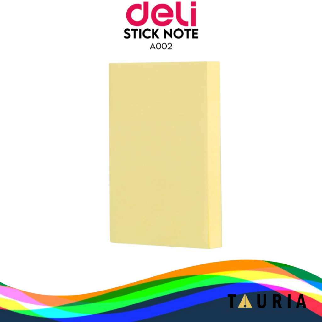 

Sticky Notes Deli A002 Yellow 3x2" | 100 sheets