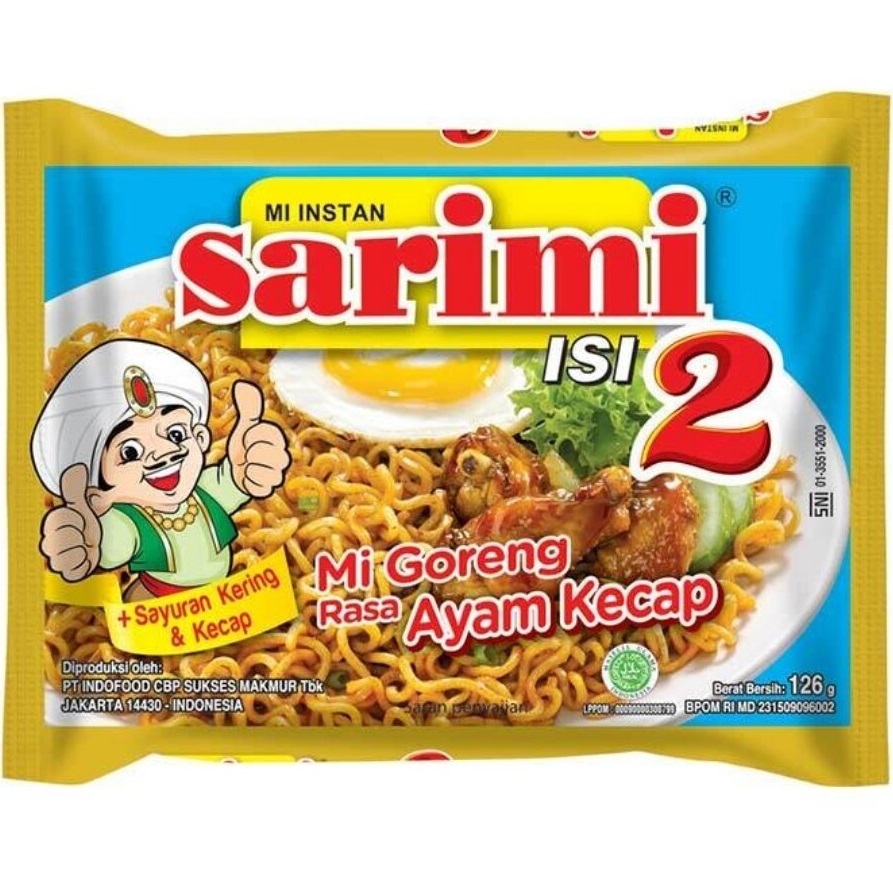 

Sarimi Isi 2 Mie Goreng Ayam Kecap 126gr