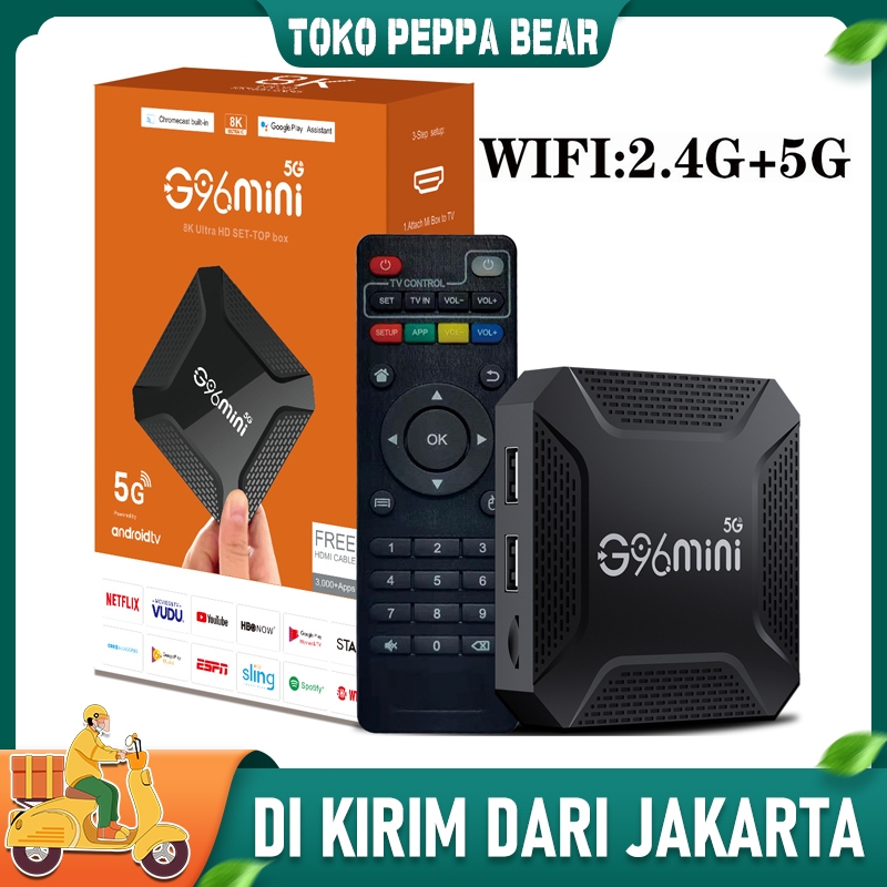 G96mini Android TV Set-top Box Android 13 WIFI: 2.4G+5G 4K HD TV BOX