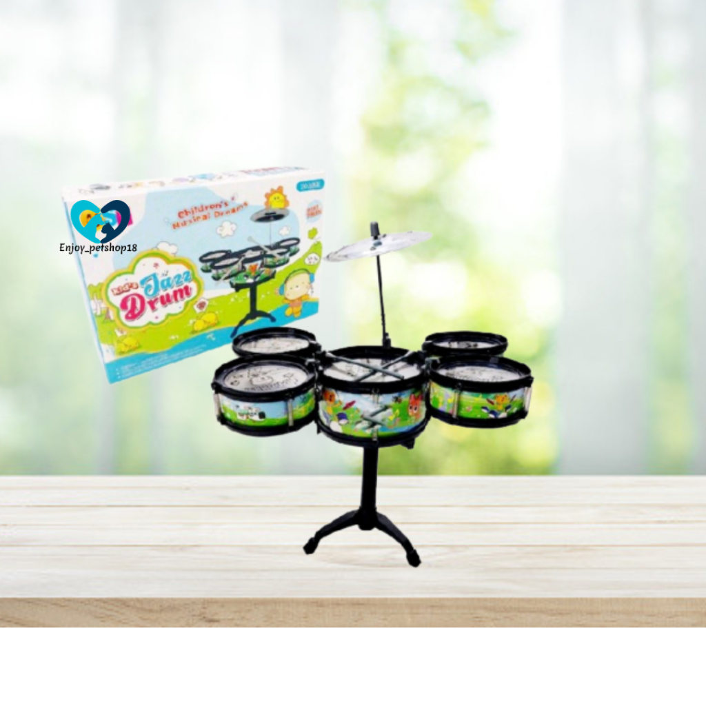 Mainan Musik Untuk Anak / Jazz Drum Set - Mainan Anak Alat Musik Mini Drum Set Dus