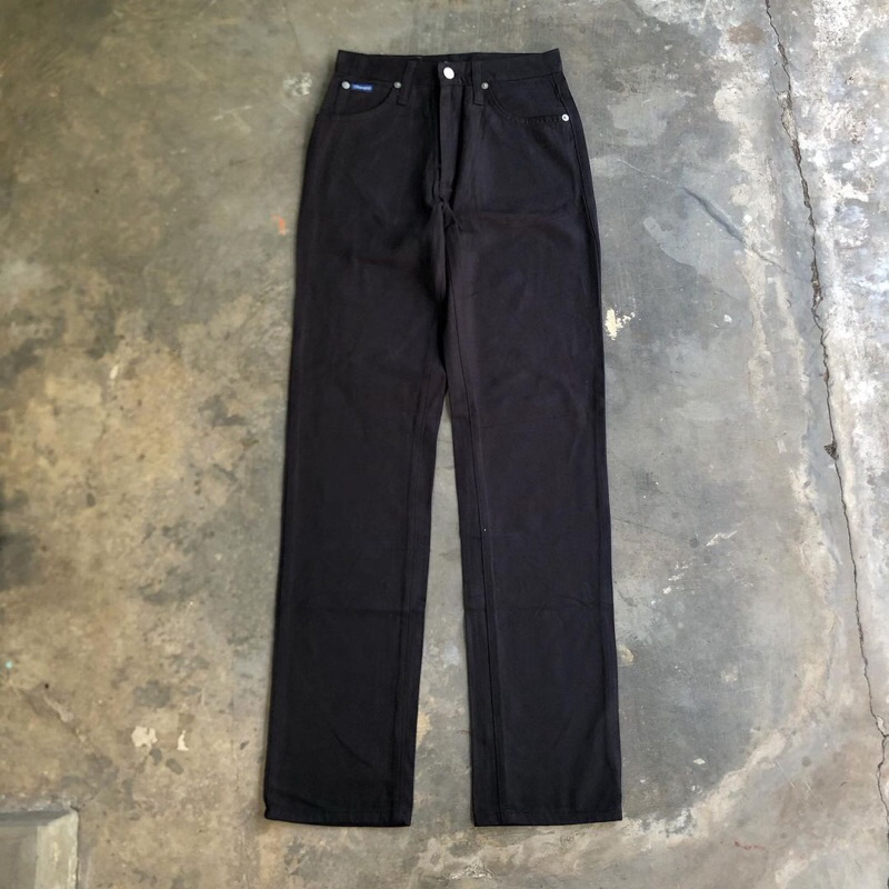 Original Black Jeans Highwaist Unisex Wrangler Slim Fit Best Seller Size 27|28|