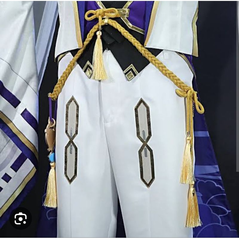 po acc pinggang ayato kamisato cosplay genshin impact