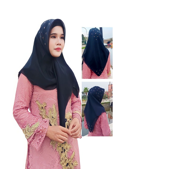 hijab segiempat paris peyet tabur