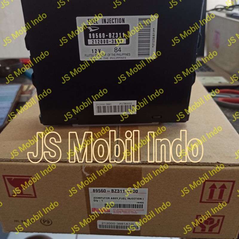 Ecu Komputer Computer Toyota Rush Daihatsu Terios 1.5 1.5cc 1500cc.89560-BZ311 Asli Resmi