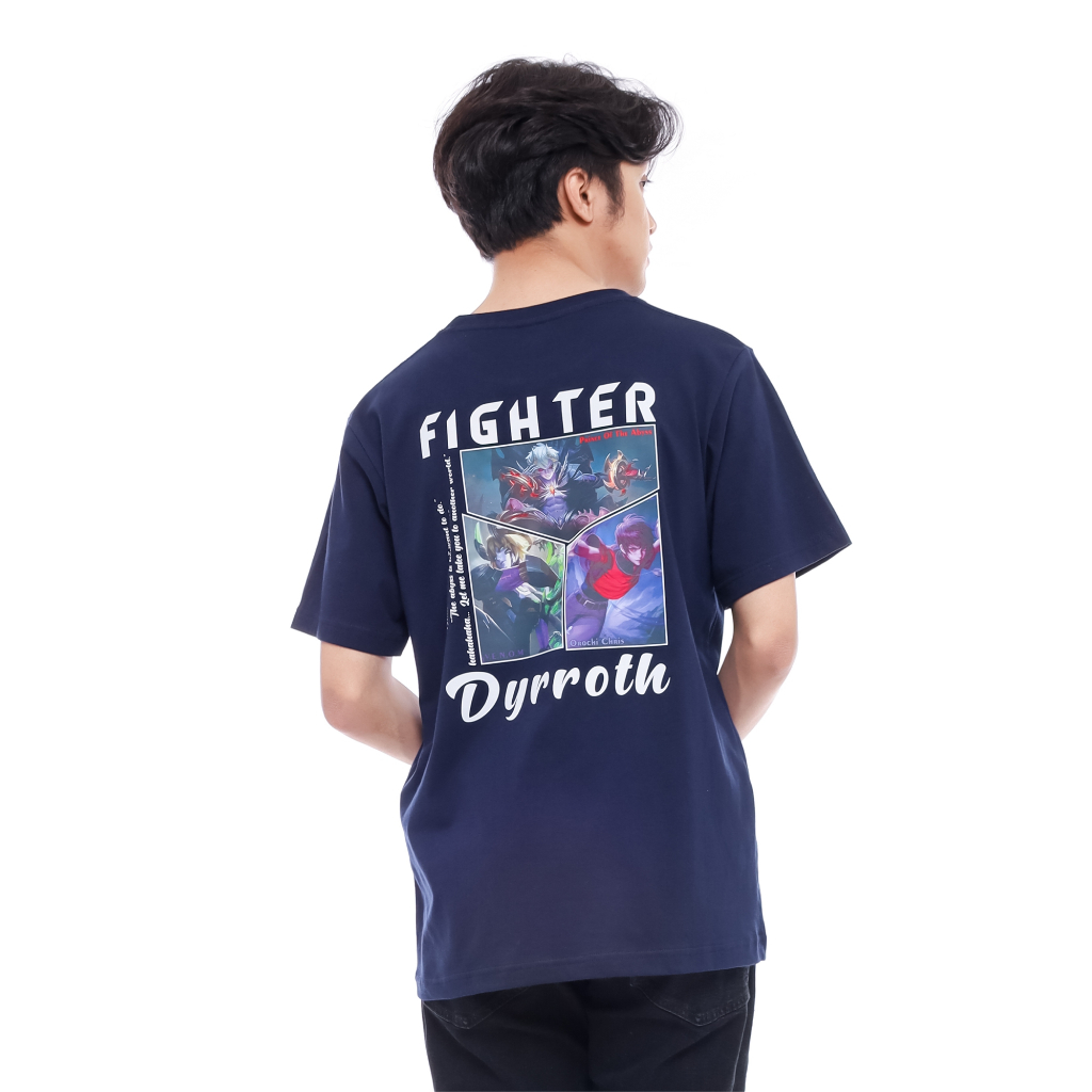 Razzan T-shirt Kaos Mobile Legends Hero Dyrroth Fighter