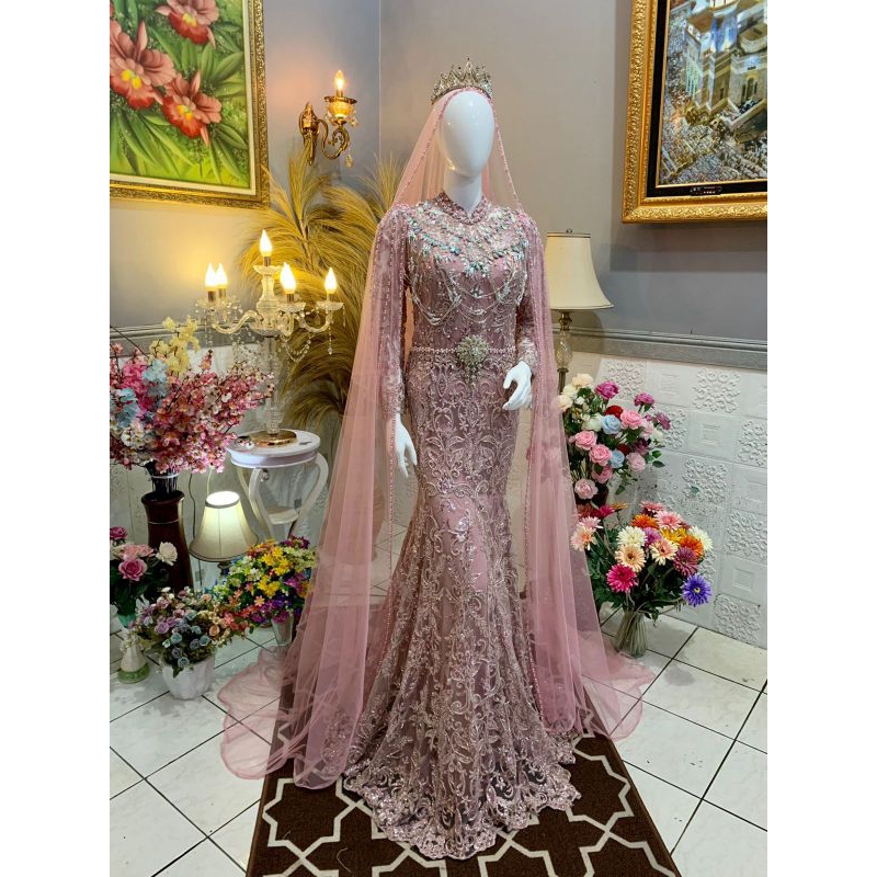 kebaya duyung hijau sage
