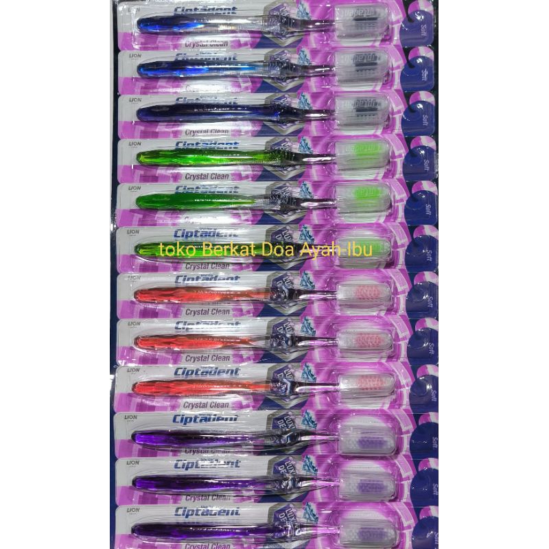 sikat gigi ciptadent crystal clean