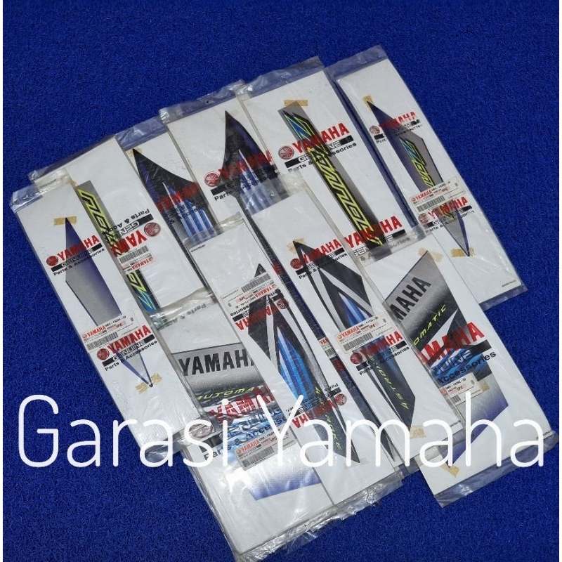 Striping nouvo z biru original yamaha striping nouvo z original list body nouvo  2005 graphic nouvo