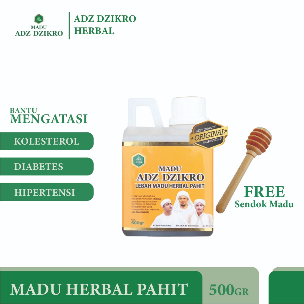 

Madu Herbal Pahit ADZ DZIKRO - 500 ml