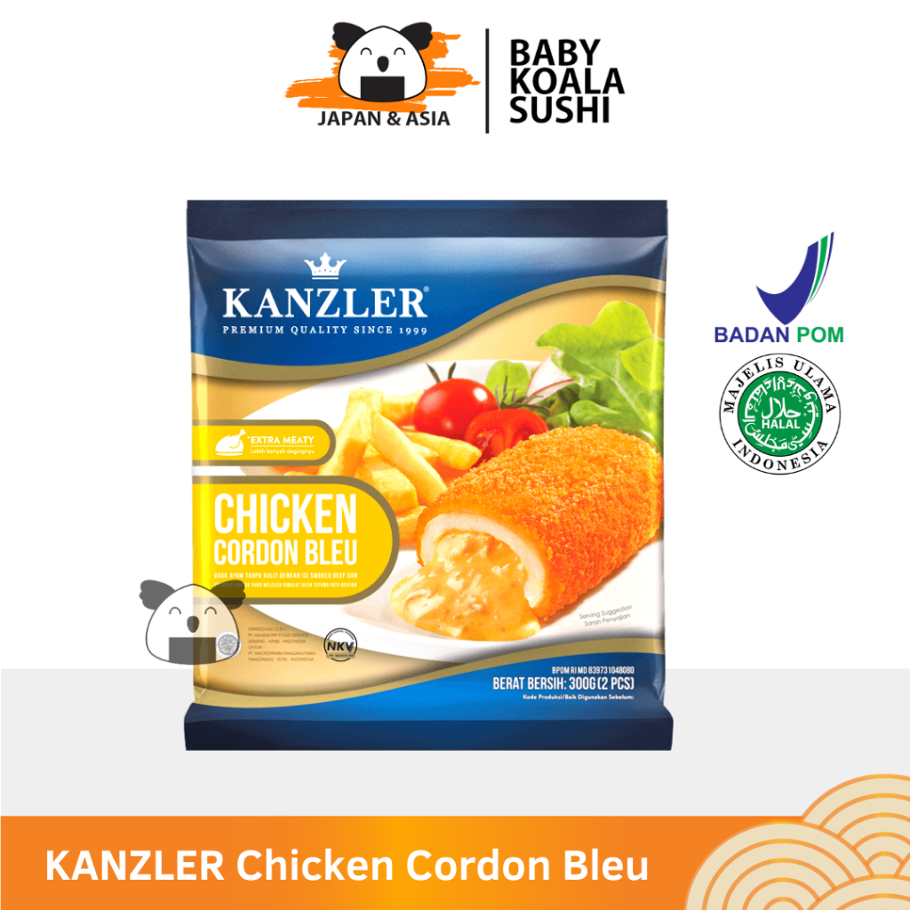 

KANZLER Chicken Cordon Bleu Isi 2pcs 300 g Halal