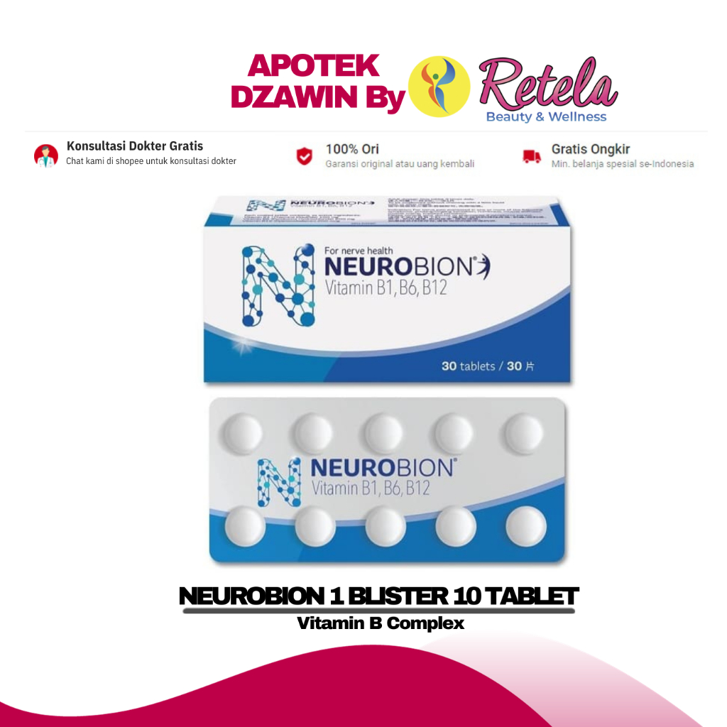 NEUROBION 1 BLISTER 10 TABLET / VITAMIN B COMPLEX