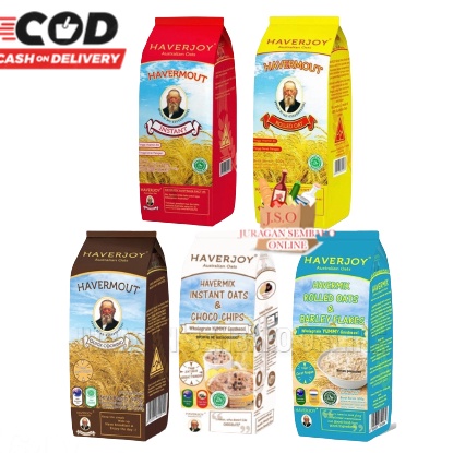 

Diskon Promo (JSO) Haverjoy Havermout 500gr Australian Oat Meal Sarapan Instant Oat / Rolled Oat / Quick Cooking Oat / Havermix Barley / Havermix Chocochip Terkini
