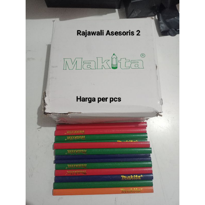 

Pensil Kayu Bangunan Tukang MAKITA / Pinsil Pencil Gepeng MAKITA
