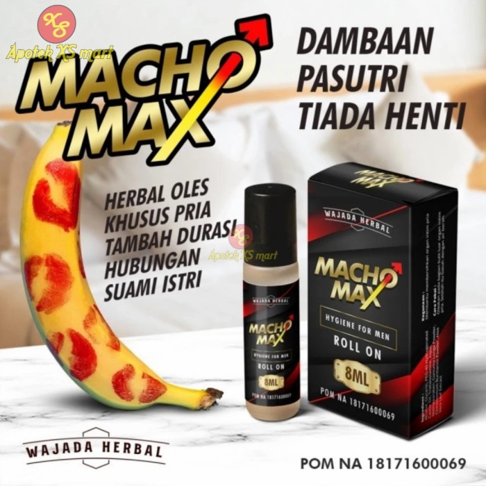 Maju Makmur Macho Maxs Oles Original 8 Ml Macho Max Hygiene For Men