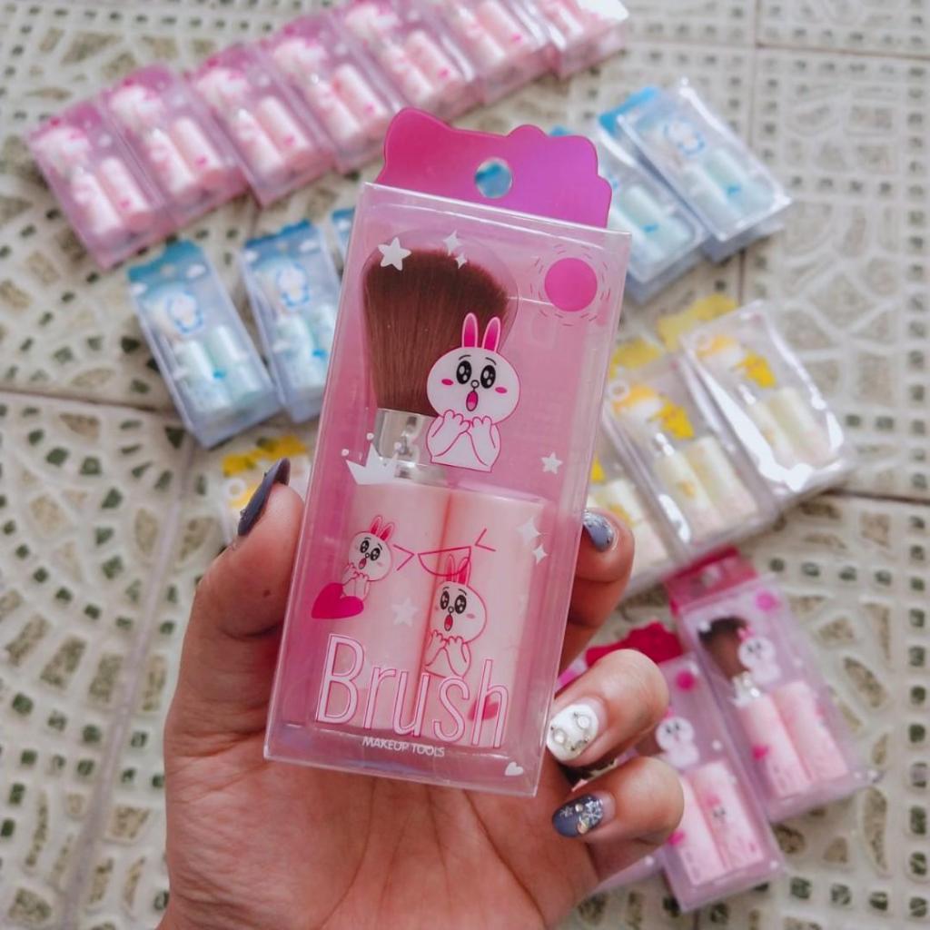 Kuas blush on karakter/kuas blush on tabung mini