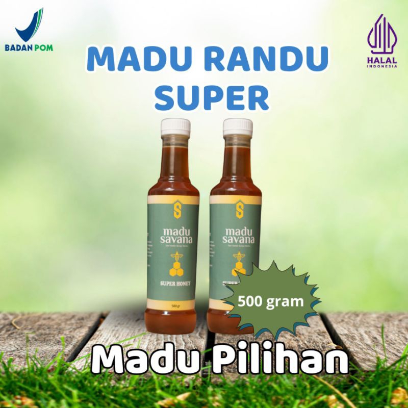 

Madu Savana Nektar Bunga Randu Super 500 gram
