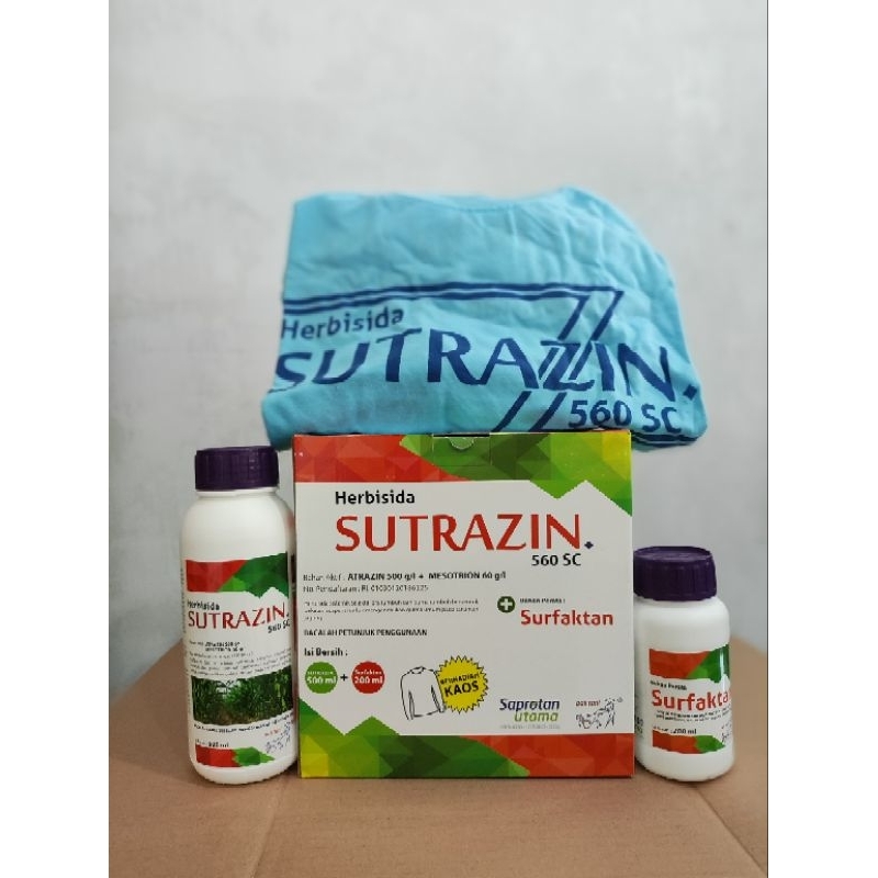 Sutrazin 500 ml Pembasmi Gulma Bonus Kaos - Sutrazin 560 SC 500ml
