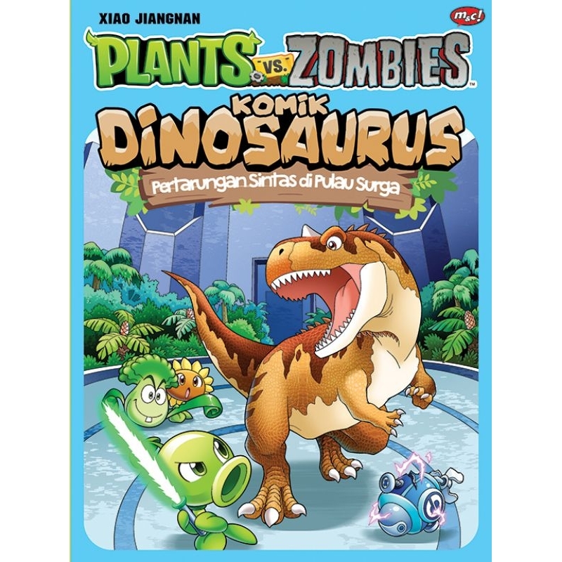 Buku Seri Plants VS Zombies - Komik Dinosaurus : Pertarungan Sintas Di Pulau Surga