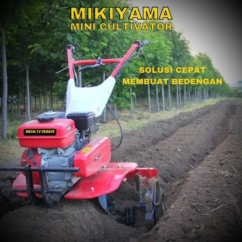 Traktor Mini / Cultivator Mini Mikiyama / Mini Cultivator / Mesin Bajak Mini / Mesin Pembuat Bedenga
