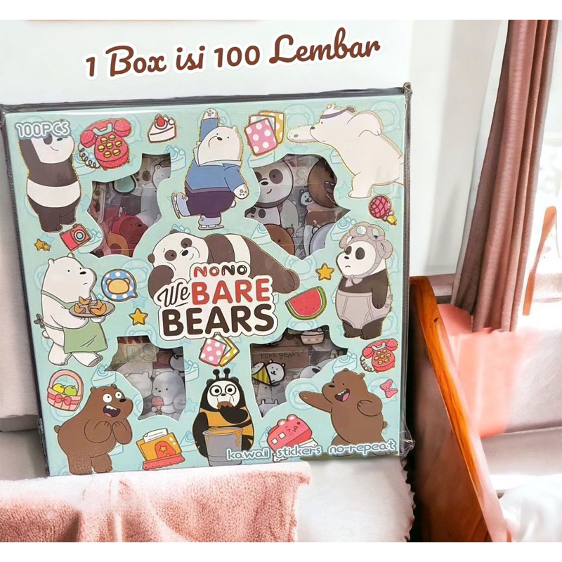 

[PSS] STIKER NONO WE BARE BEARS ISI 100 LEMBAR | STIKER VIRAL | STIKER LUCU | STIKER POKESTOP | STIKER MOMO | STIKER ANAK