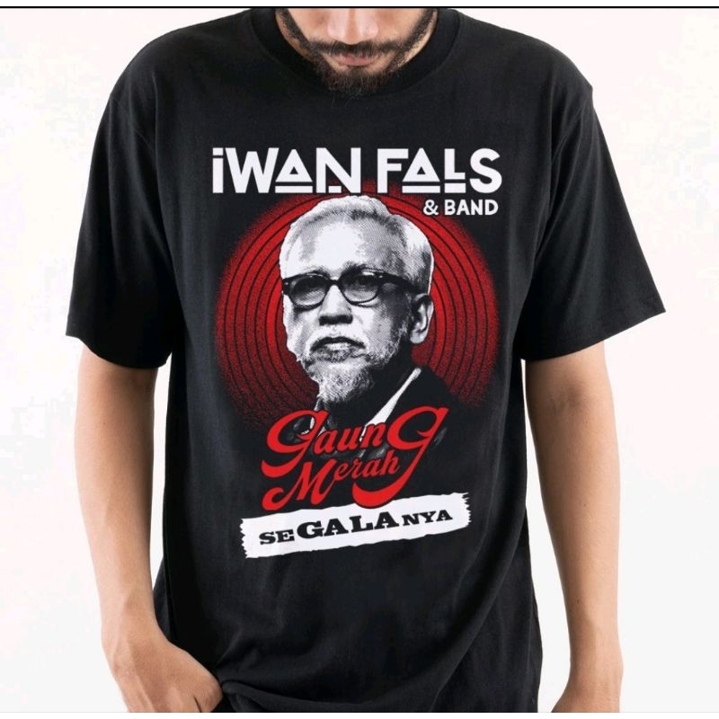 KAOS IWAN FALS KAOS OI GAUNG MERAH
