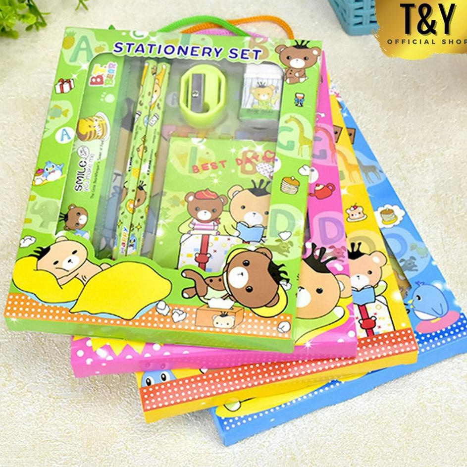 

Best Produk T&Y Alat Tulis Set 6IN1 Stationery Set Lucu Karakter Set Perlengkapan Alat Tulis Sekolah Anak-Anak TK Murah Import