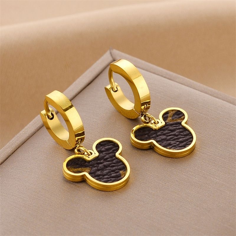 anting mickey titanium asli