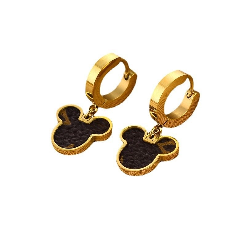 anting mickey titanium asli