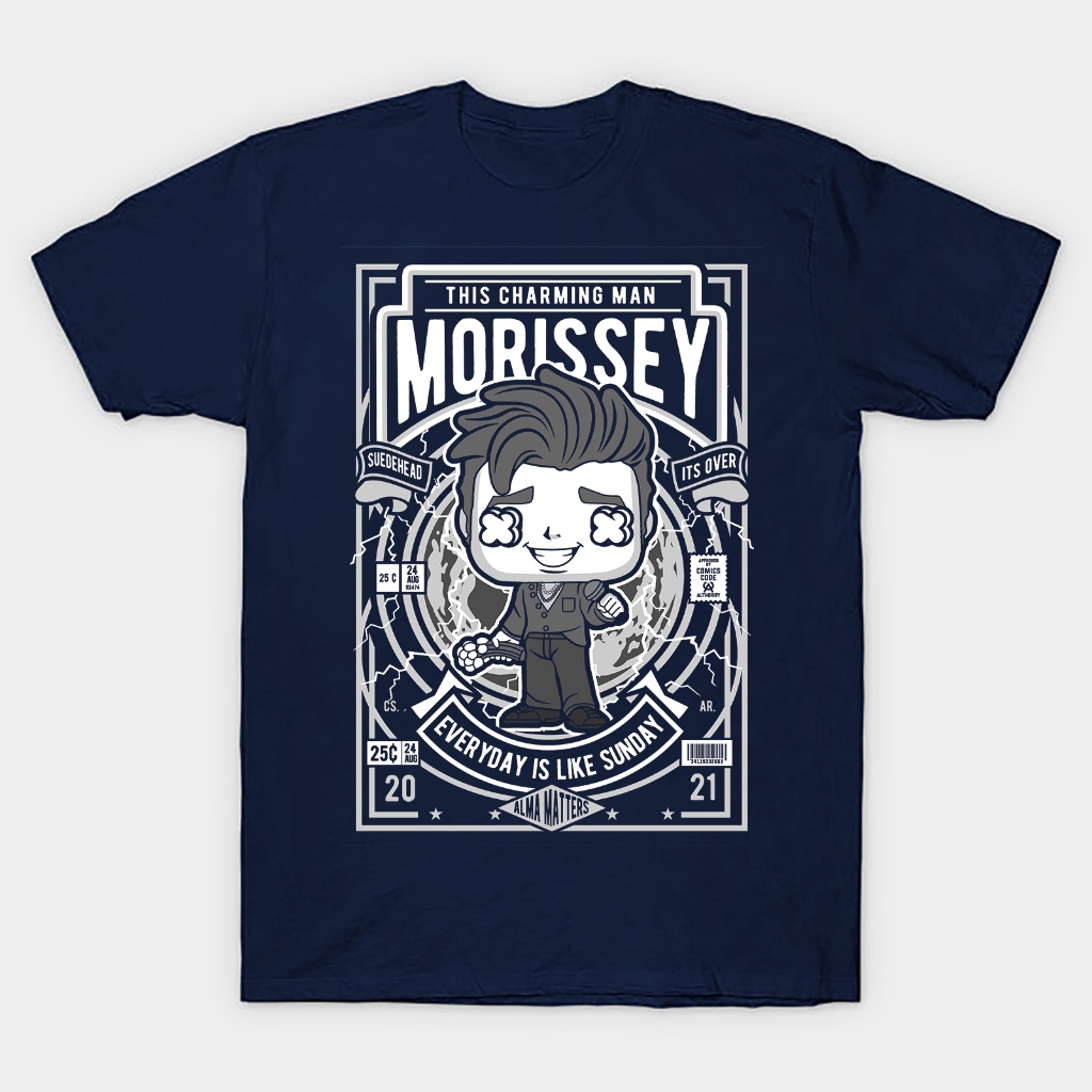 Kaos T shirt Musik morissey chibi funny cute