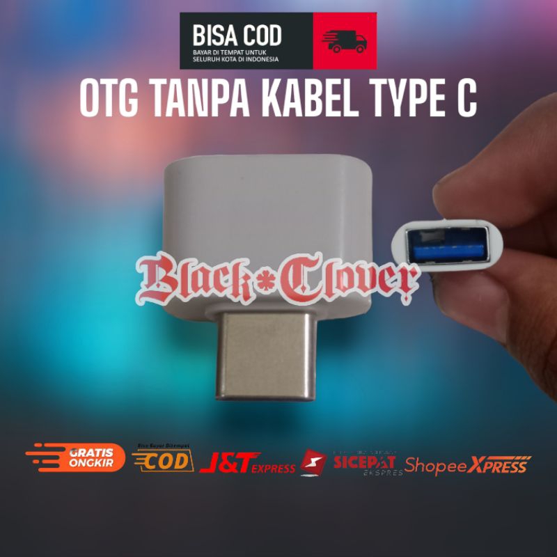 Otg Type C Non Kabel | Konektor Sambungan Otg USB Ke Tipe C
