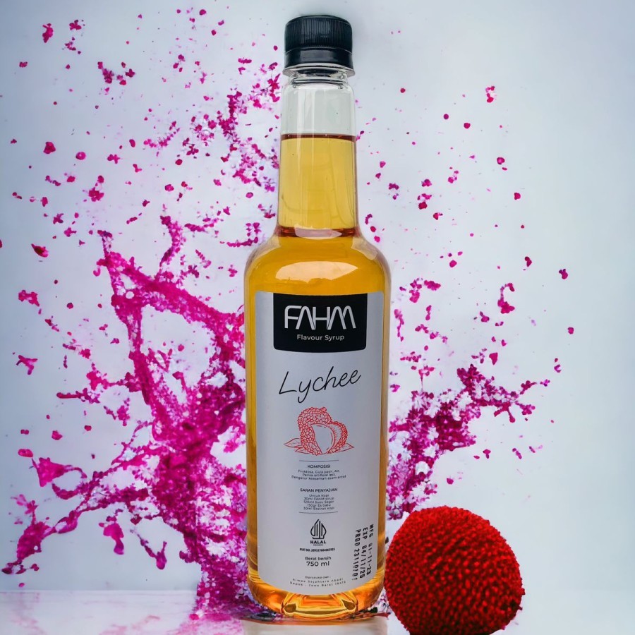 

FAHM Syrup Rasa Lychee 750ml / sirup rasa Leci