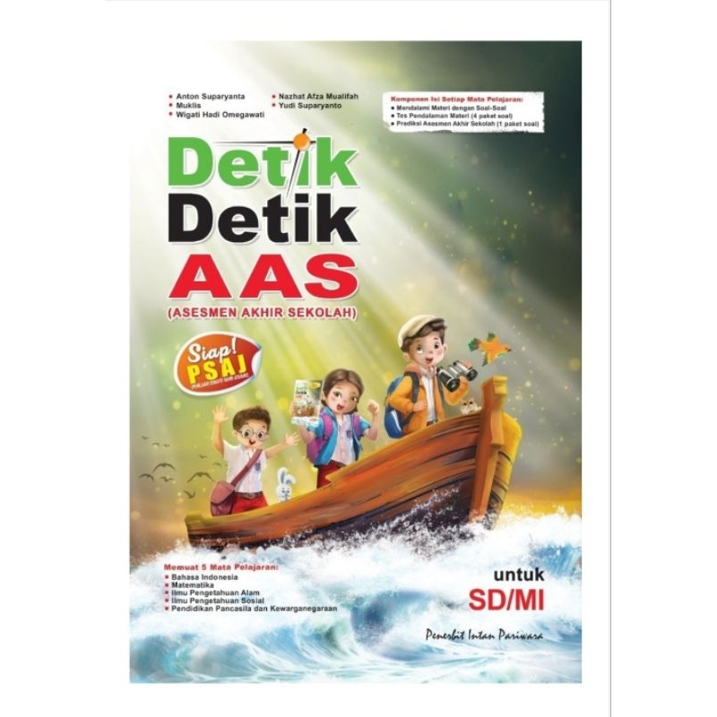 Buku Detik-detik AAS SD / MI Tahun 2023 / 2024 Penerbit Intan