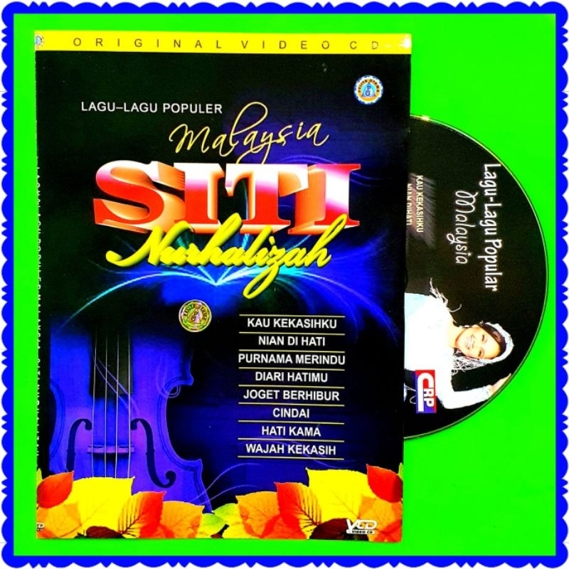 KASET ORIGINAL VCD KARAOKE SITI NURHALIZA-VOCAL BISA ON OF-KASET SITI NURHALIZA-KASET DVD LAGU SITI 