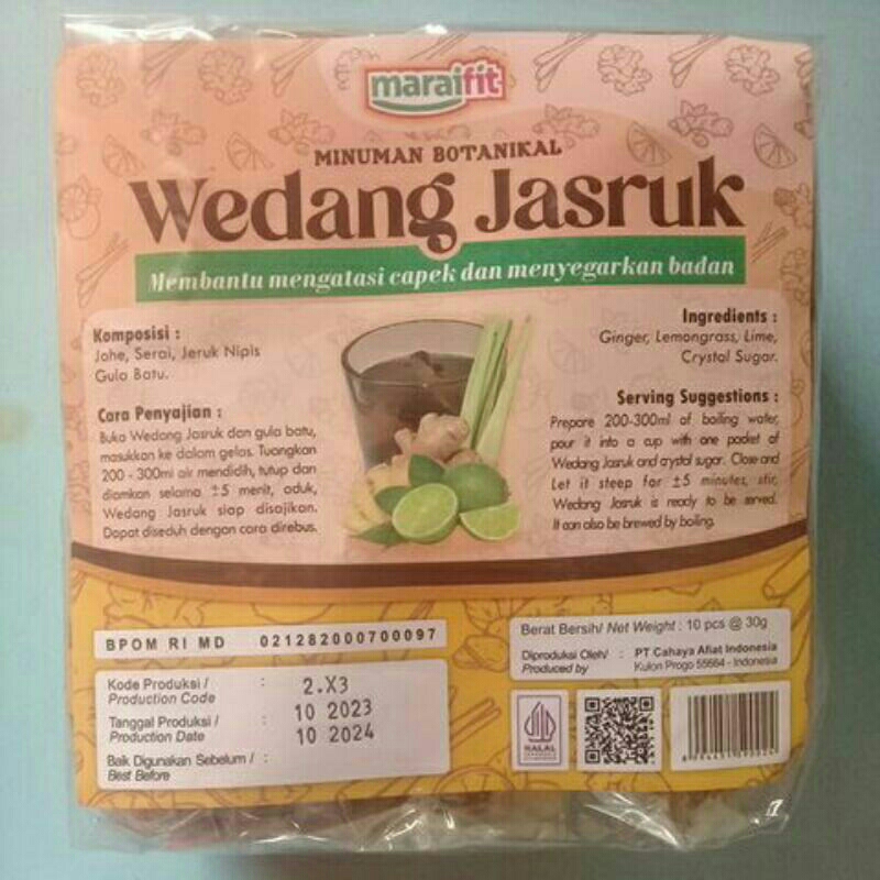 

~MOS~ Wedang Jasruk. Wedang Jahe Serai Jeruk. Minuman Botani. Minuman Rempah. Minuman Herbal