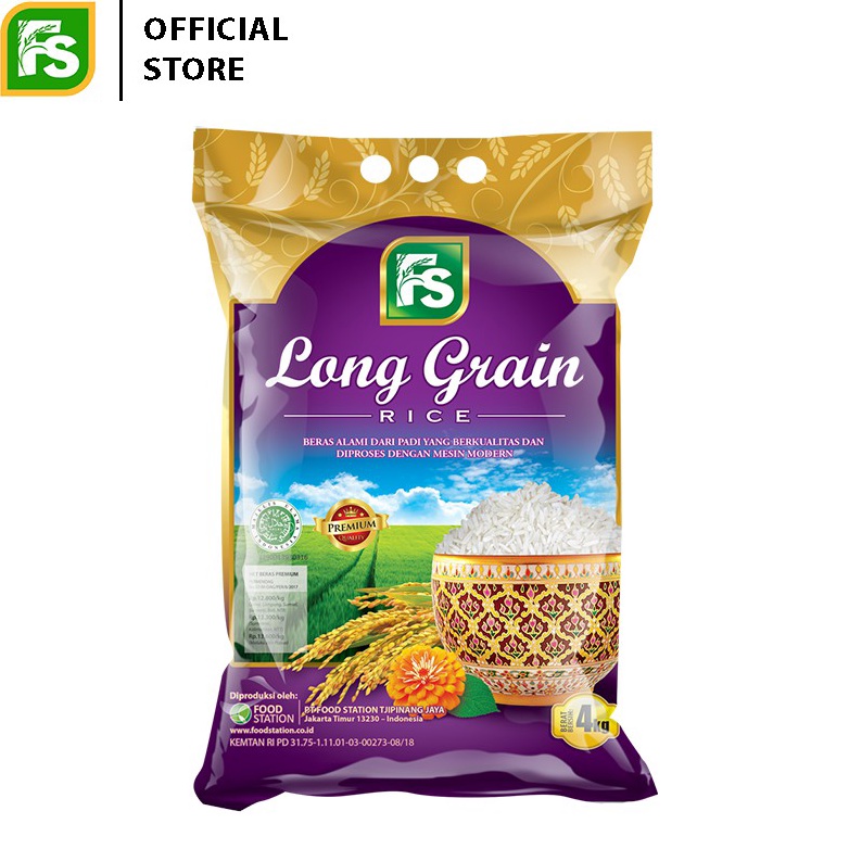 

Food Station - Beras Long Grain 4 Kg