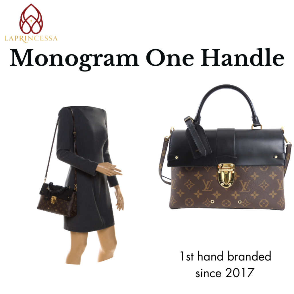 Tas Selempang Jinjing Wanita Louis*Vuitton Monogram One Handle / Tas Sling Bag Handbag Wanita LV Mon