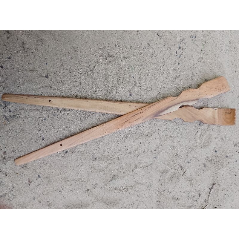 Penggaruk punggung alami | garukan punggung kayu jati aman dari bahan kayu jati awet dan kuat