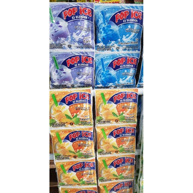 

Pop Ice Milk Shake Powder / Minuman Serbuk Rasa Susu Renteng isi 10 Bungkus
